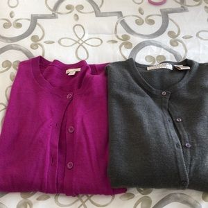 2 cardigan sweaters